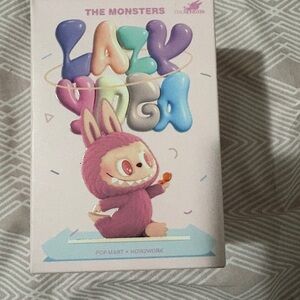 Pop Mart The Monsters Lazy Yoga Action Figure - Pink